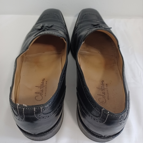 Cole Haan collection leather loafers shoes black made in Italy mens size 10.5m main image 11